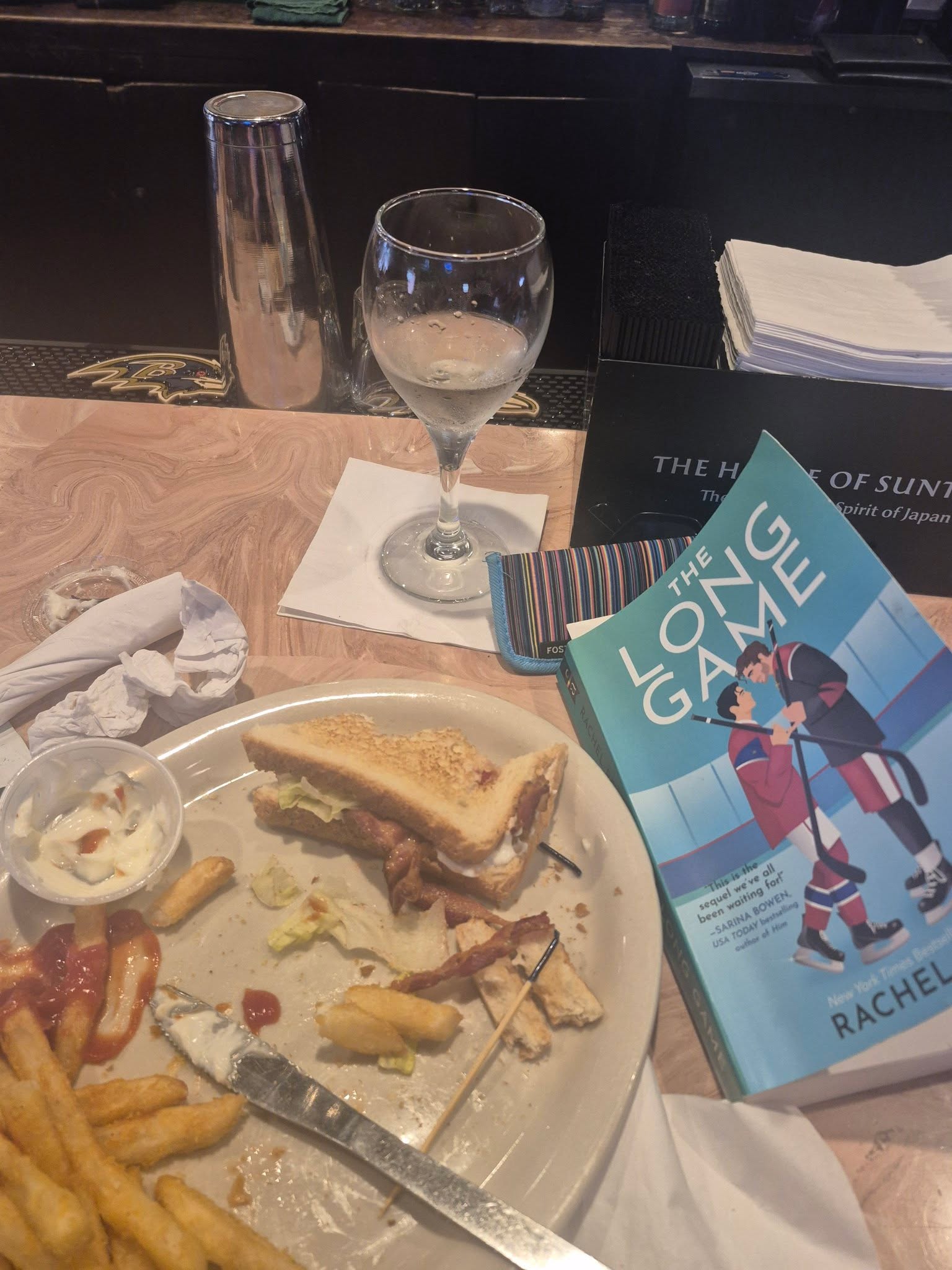 On my jury duty lunch break.