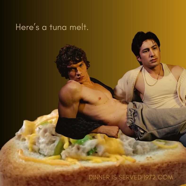 Desperately trying to re-enter my blogging era after suffering from Hollanov-induced psychosis.
Or maybe it’s perimenopause.
Either way: here’s a tuna melt.